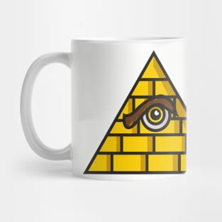 All Seeing Eye Pyramid Mug